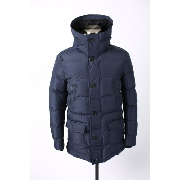 LNWOT Mackage Down Parka Jacket SZ 36 Navy WARM $1,290